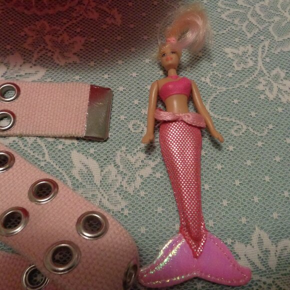 BARBIECORE BEACHY COOL SAILOR HAT COOL BELT & MERMAID DOLLY LOT